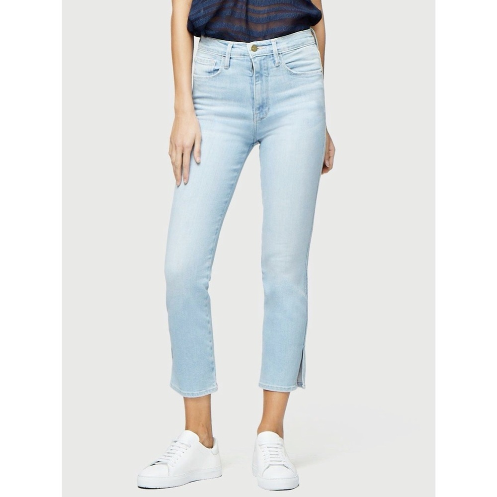 Frame Denim Light Blue Ankle Jeans
